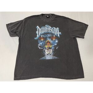 The Downbeat Surfing The Web For Death Metal Shirt‎ Size 3XL Gray Metal Rock